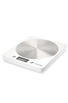 Disc Balance de Pesée de Cuisine Numérique - Argent Elégant / Aluminium Design Mince Balance de Cuisine Electronique Appareil Ménager pour la Maison