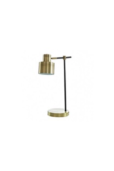 lampe à poser vente-unique lampe à poser style vintage en laiton - h. 45 cm - doré - anticaire