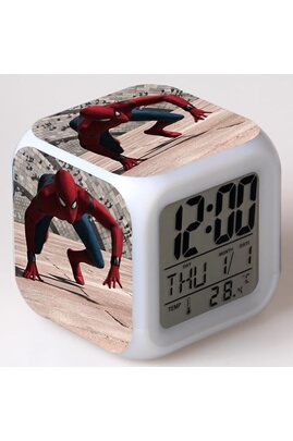 Réveil Stack Réveil enfant LED Multifonctionnel Coloré - Spiderman #32