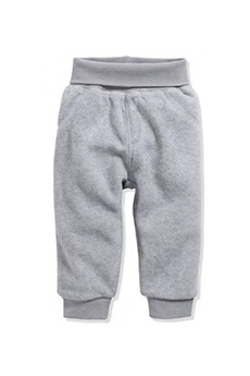 pantalon polaire junior polyester gris taille 98
