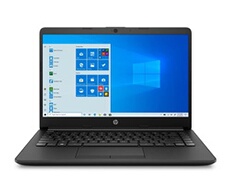 HP PC Ultra-Portable 14-Cf2020Nf 14" Intel Core I3 8 Go Ram 256 Go SSD Noir Ébène