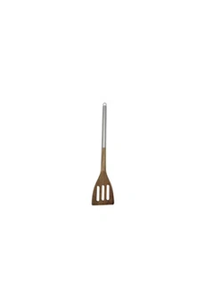 ustensile de cuisine fackelmann spatule de cuisine ajourée en bois d'acacia synthesis ref 30310
