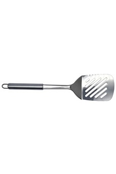 ustensile de cuisine fackelmann spatule de cuisine ajourée en inox elemental ref 670434