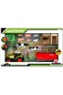 Starlux Coffret agriculture Tracteur Claas avec remorque fermier et animaux de la ferme photo 5
