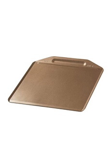 accessoire de cuisine / cuisson zenker plaque à pâtisserie sans rebords 36 x 33 cm mojave gold ref 7362