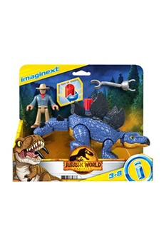 figurine de collection jurassic world figurines stegosaurus et personnage