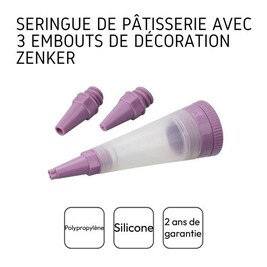 Stylo Pâtisserie Avec 3 Embouts - Décoration Gâteaux Facile, Précise Comme Un Feutre