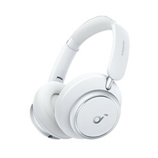 Casque audio Bluetooth Soundcore Space Q45 ANC Réduction de bruit blanc - Très bon état Anker sur Darty