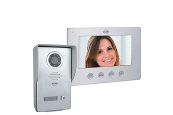 Interphone Elro Interphone de Porte Vidéo DV477W avec écran 1 couleur - Caméra avec Vision Nocturne
