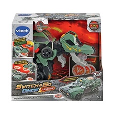 Véhicule Switch & Go Dinos Lanceur Tyram Super T-Rex Lance Flammes
