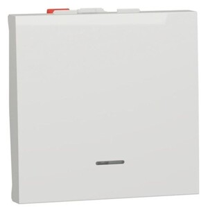 Schneider - Unica - Poussoir Lumineux Localisation - 10A - 1 Mod Blanc Meca Seul 3606489454845 Schneider - Unica - Poussoir Lumineux Localisation - 10A - 1 Mod Blanc Meca Seul 3606489454845
