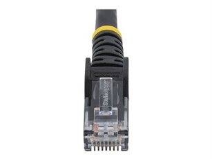 Câble réseau Cat5e UTP sans crochet - 10 m Noir - Cordon Ethernet RJ45 anti-accroc - Câble patch - Cordon de raccordement - RJ-45 (M) pour RJ-45 (M)