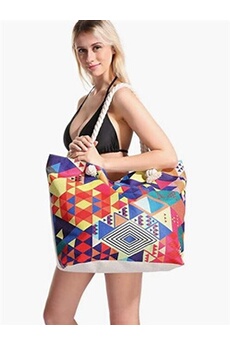 sac de plage generique sac de plage à bandoulière imperméable avec fermeture à glissière pour femme vie quotidienne travail ecole plage b