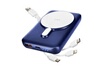 Linq Powerbank MagSafe 15000mAh avec USB-C 20W et USB 18W plus Câbles 3 en 1 Bleu photo 2