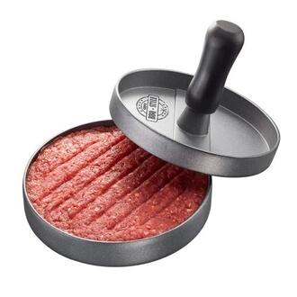 Presse à Hamburger Anti-Adhésive Réglable – Moule Rond Alliage Aluminium 11,3 Cm, Gadget BBQ Parfait