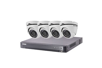 Vidéosurveillance Hikvision HIK-4DOM-THD-002 - Kit vidéo surveillance Turbo HD 4 caméras dôme