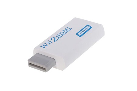 Autre accessoire gaming GENERIQUE Adaptateur HDMI full HD 1080 p pour Nintendo Wii - Wii U - Blanc + câble HDMI 1 mètre - Straße Game ®