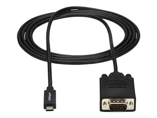 Câble USB C vers VGA de 2m - Adaptateur Vidéo Actif USB Type C vers VGA 1920x1200/1080p - Compatible TB3 - Ordinateur Portable vers Ecran/Projecteur