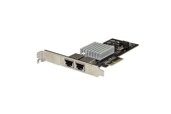 Carte réseau PCI Express à 2 ports 10GBASE-T / NBASE-T avec chipset Intel X550 - Carte réseau 2 ports 10G/5G/2.5G/1G/100Mbps - Adaptateur réseau -