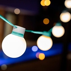 Guirlande lumineuse Aqua Turquoise