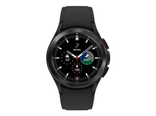 Galaxy Watch4 Classic - 42 mm - noir - montre intelligente avec bande de sport ridge - fluoroélastomère - noir - affichage 1.2" - 16 Go - NFC, Wi-Fi,