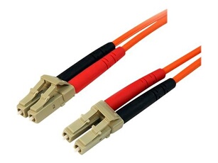 Câble patch à fibre optique duplex 50/125 multimode 10 m LC - LC - Cordon de raccordement - LC multi-mode (M) pour LC multi-mode (M) - 10 m - 10 m -