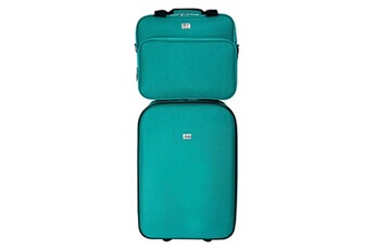 set de 2 valises david jones set de valises bleu turquoise - ba40102