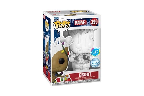 Figurine de collection Funko Figurine Pop Marvel Holiday Groot  avant-première Fnac