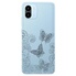 Coque noire Taperso pour Redmi A5 4G et POCO C71 avec motif papillon rose - Coque et étui Coque noire Taperso pour Redmi A5 4G et POCO C71 avec motif papillon rose - Coque et étui