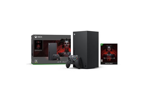 Console Xbox Series Xbox Pack console Series X noire + Diablo IV - Darty