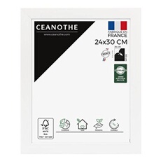 Ceanothe Cadre photo wild ébène 30x30 cm avec passe-partout 13x13 cm Fabriqué en France - vue 1