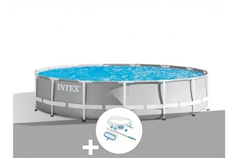 Pack piscine tubulaire Prism Frame ronde 4,57 x 1,22 m + Kit d'entretien