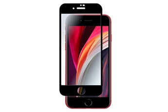 Protection d'écran pour smartphone T'nB SA T'nB - Protection d'écran pour téléphone portable - verre intégral - verre - couleur de cadre noir - pour Apple iPhone SE (2e génération)