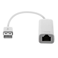 TNB Adaptateur USB 2.0 vers RJ45 - blanc