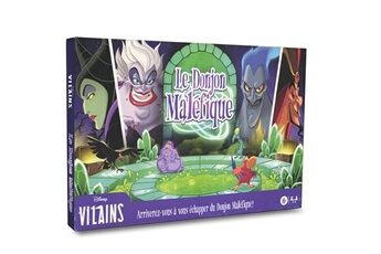 Jeu de société famille et enfants Disney Villains le Donjon Maléfique