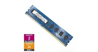 Barrette mémoire 2go ram ddr3 hmt125u6bfr8c-g7 dimm pc3-8500u 1rx8