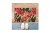 Relaxdays Paillasson coco, tapis de porte motif de fleurs, 40 x 60 cm, résistant aux intempéries, antidérapant, coloré photo 2