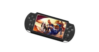 Console rétrogaming GENERIQUE Console de jeux vidéo noir rétro portable lcd 5 inch avec double bascule arcade 8 go mp5 1000 jeux pour gba nes