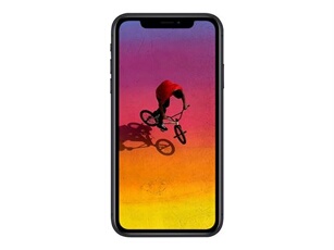 iPhone XR - 4G smartphone - double SIM / Mémoire interne 64 Go - Ecran LCD - 6.1" - 1792 x 828 pixels - rear camera 12 MP - front camera 7 MP - noir