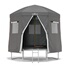 Auvent Tente Trampoline 244cm 305cm 366cm - Protection Solaire Et Pare-Soleil 6 Poteaux
