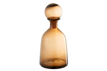 carafes generique bouteille avec bouchon uni joyce 33cm marron