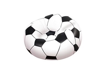 bouée et matelas gonflable bestway fauteuil gonflable beanles soccer ball chair blanc taille : uni