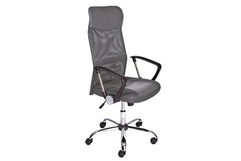 fauteuil de bureau inter link chaise de bureau torino - gris