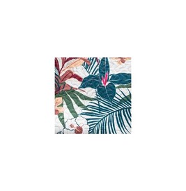 Fauteuil Sango Atmosphera Imprimé Jungle Velours - Design Moderne Et Confortable