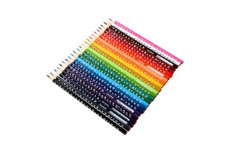 Autres jeux créatifs GENERIQUE Lot de 24 Crayons de Couleurs Intenses Multicolore