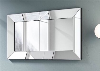 Miroir de décoration Non renseigné Miroir mural design horizontal ou ...