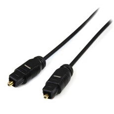 Cable optique toslink digital audio cable 2 metres.