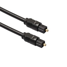 5m cable optique audio - cable toslink pour dvd, ps4, xbox, lecteur blu ray, wii, ampli, barre de son, freebox, home cinema etc. (5m)