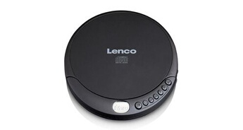 Lecteur cd portable avec fonction de rechargement cd-010 noir
