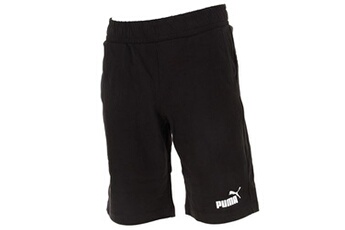 short sportswear puma short bermuda ess jersey blk short noir taille : s